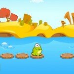 Tap the Frog: помоги весёлому лягушонку — детская игра на планшете