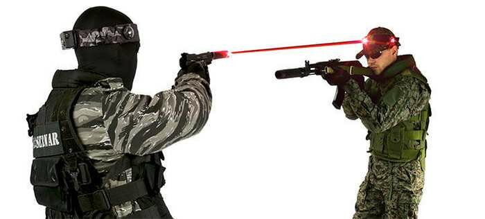 orugie v igre lazertag