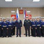 Путин побывал в Нахимовском училище